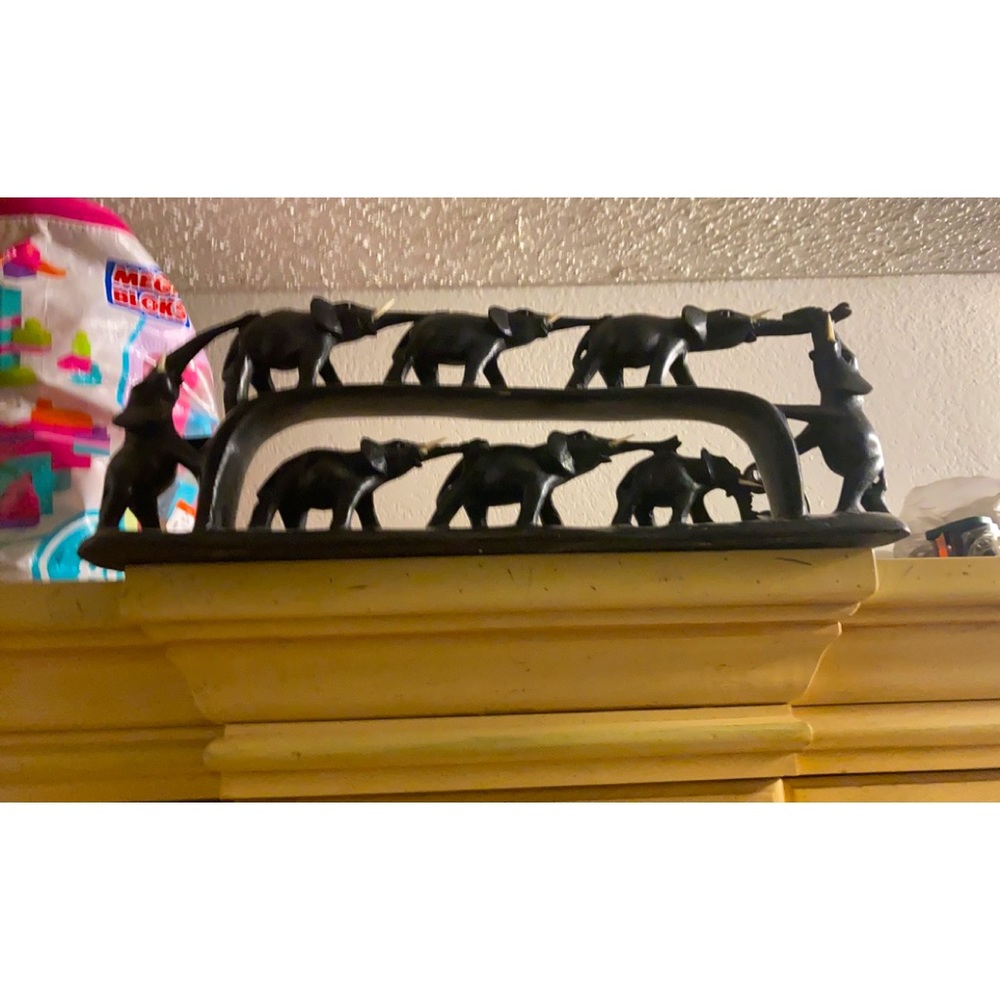 Hand carved elephant